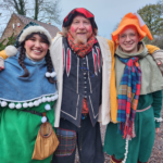 Three of the Murton Elves pose for a photo