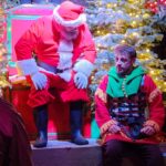 Santa and Pudding the Elf